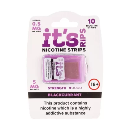 RIPS Blackcurrant Nicotine Strips by It's - 1mg