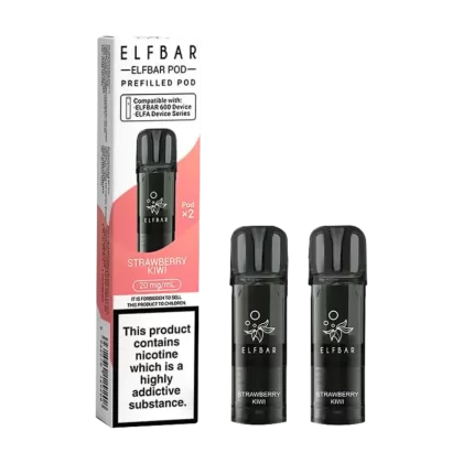 Strawberry Kiwi Elfbar 600 Pods - 20mg - Vape Product