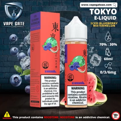 Tokyo Iced Blueberry Watermelon E Liquid - 6 mg / 60 ml