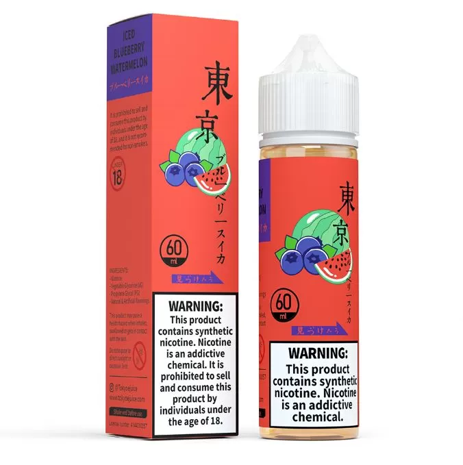 Tokyo Iced Blueberry Watermelon E Liquid - 6 mg / 60 ml - Image 2