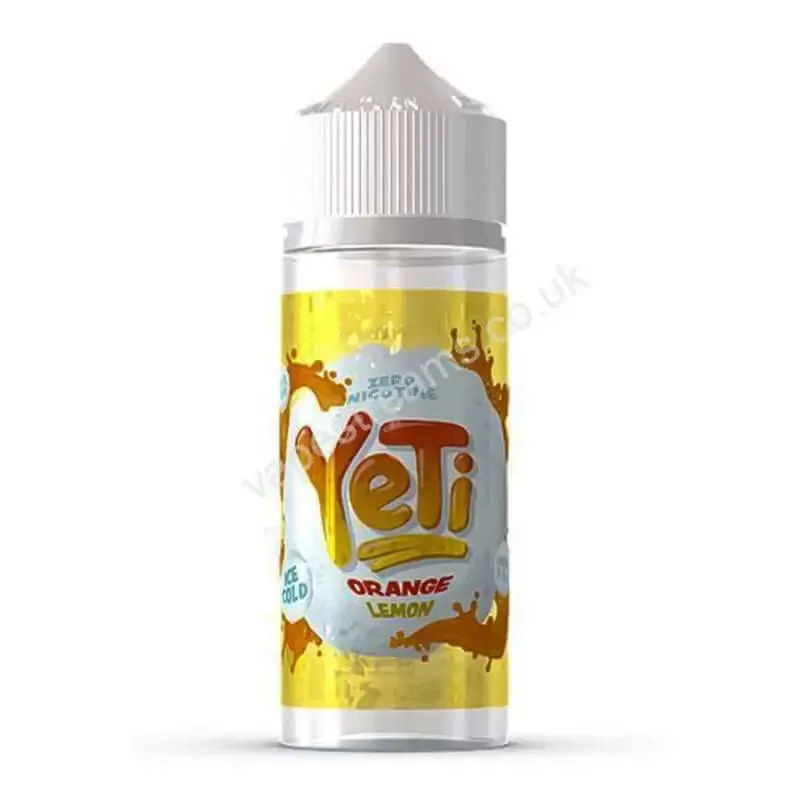 YeTi Orange Lemon E-Liquid Shortfill - Vapestreams Co
