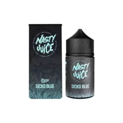 Nasty Juice Shortfill Sicko Blue - 0mg 50ml + 1x18mg Nic Shot (60ml 3mg)