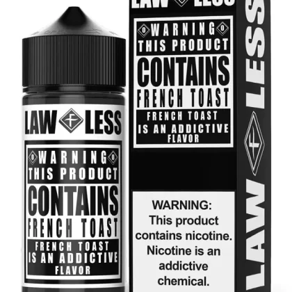 Lawless French Toast E-Liquid 120ml - 3mg (2 x nic shot)