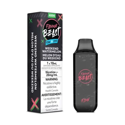 Flavour Beast Flow Rechargeable Disposable 4000 Puffs – Weekend Watermelon Iced