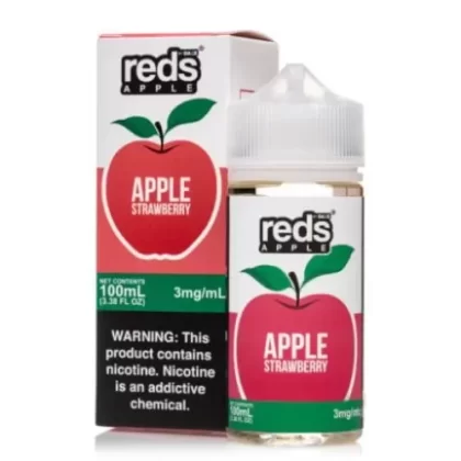 7 Daze Reds Apple Strawberry 100ml Vape Juice - Eightvape