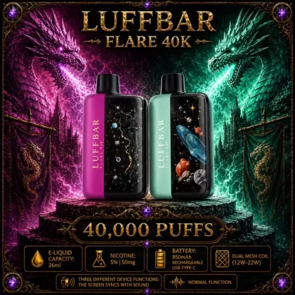 LUFFBAR Flare 40K - Baja Slushie (WHT Series)