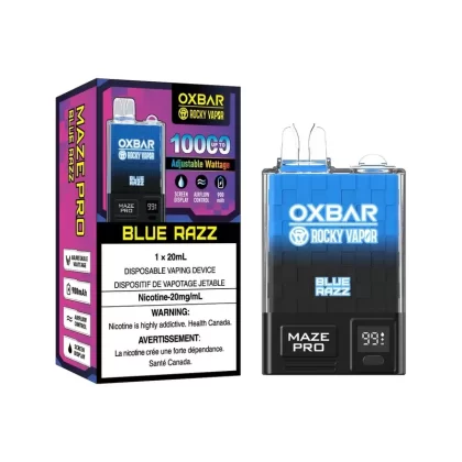 Oxbar Maze Pro – Blue Razz – 10000 Puffs