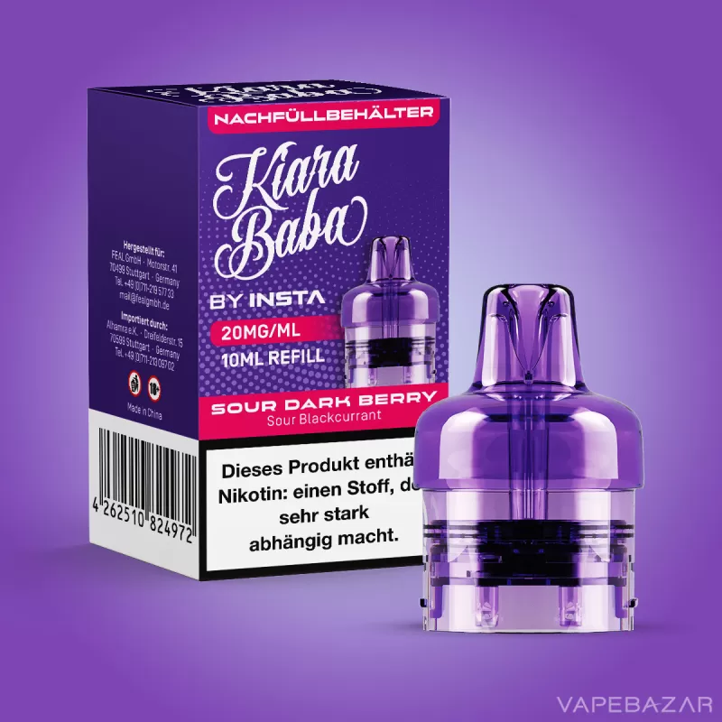 Kiara Baba Vape Pod – Sour Dark Berry - Image 2