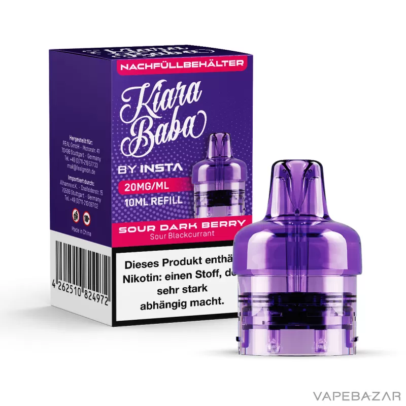 Kiara Baba Vape Pod – Sour Dark Berry - Image 3