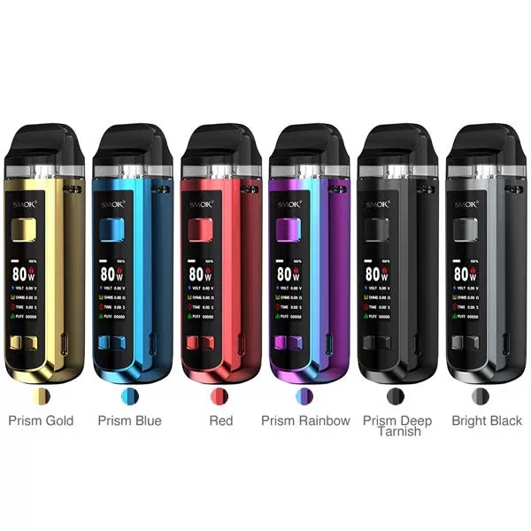SMOK RPM 2 POD KIT - Colour#Bright Black>Prism Deep Tarnish>Red>Prism Gold>Prism Rainbow>Prism Blue