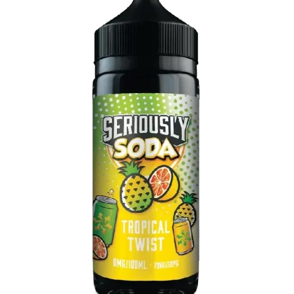 DOOZY SERIOUSLY SODA TROPICAL TWIST 100ML SHORTFILL E-LIQUID