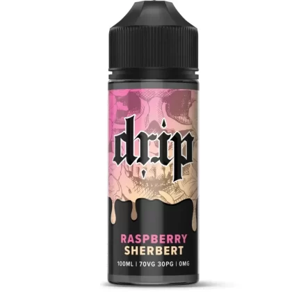DRIP RASPBERRY SHERBERT 100ML SHORTFILL E-LIQUID
