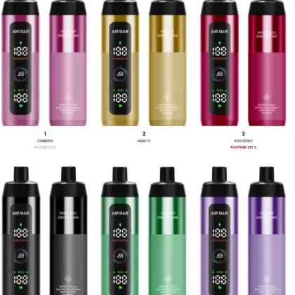 Air Bar - E-Shisha Rechargeable Disposable Vape 15,000 Puffs - 3 mg / Blueberry Ice