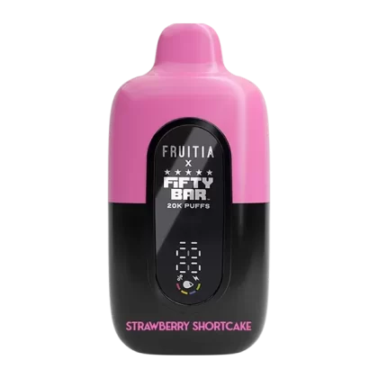 Strawberry Shortcake FRUITIA X Fifty Bar 20K - Customer Group#VAP~Nicotine#50mg~Size#Single>5 Pack