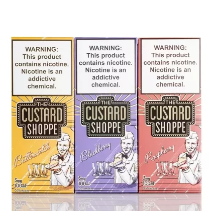 The Custard Shoppe COMBO Pack – 3 Flavors – 300mL