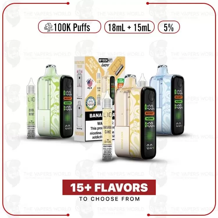 IJoy XP100K Puff Disposable Kit – 15ml Bottle - Thevapersworld