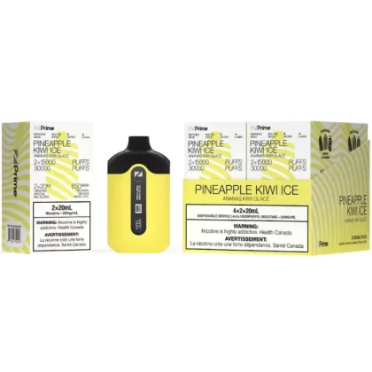 ZPrime Disposable Vape – Zpods – 30K Puff Combo – Pineapple Kiwi Ice