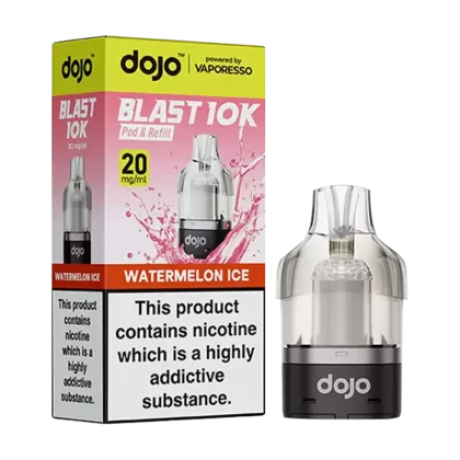 Watermelon Ice Dojo Blast 10K Refill Pack - 20mg - Vape Product (3CAC5D)