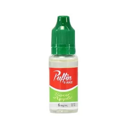 Sour Apple E-Liquid by Puffin E-Juice - Size#15ml~Nicotine#0MG>6MG>12MG>18MG>24MG