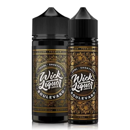 Boulevard By Wick Liquor 0mg Shortfill - Bottle Size#100ml>50ml (5FA777)