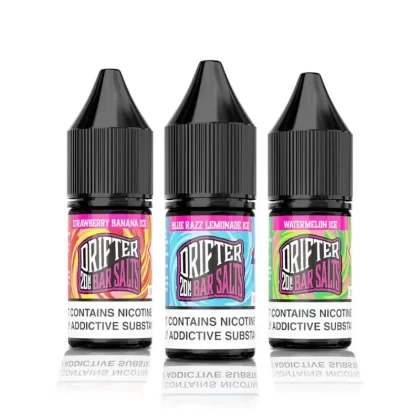Drifter Bar Salt Nic Salt E Liquid Strawberry Raspberry Cherry - Nicotine Strength#20mg>10mg>5mg (80F2C7)