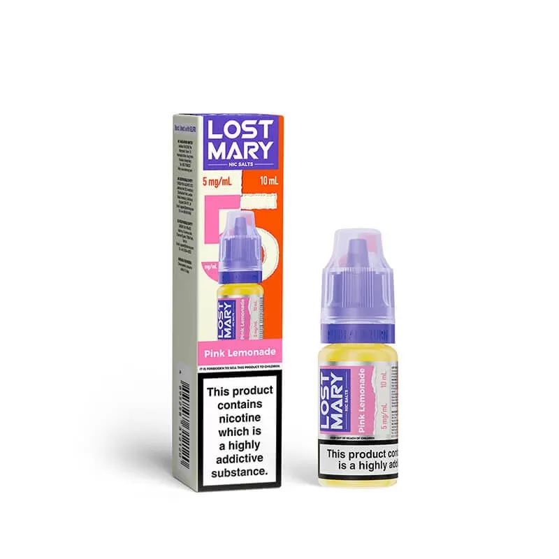 Lost Mary Pink Lemonade 10ml Nic Salts E-Liquid