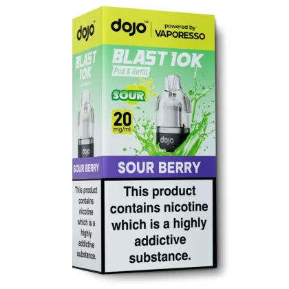 Sour Berry Pod & Refill by Dojo Blast 10k - Ecigarettedirect Co