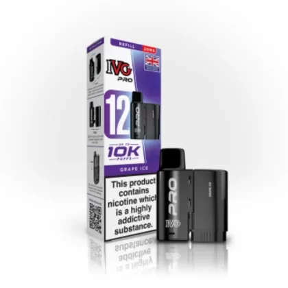 IVG Pro Grape Ice Refill - Nicotine Strength#20mg