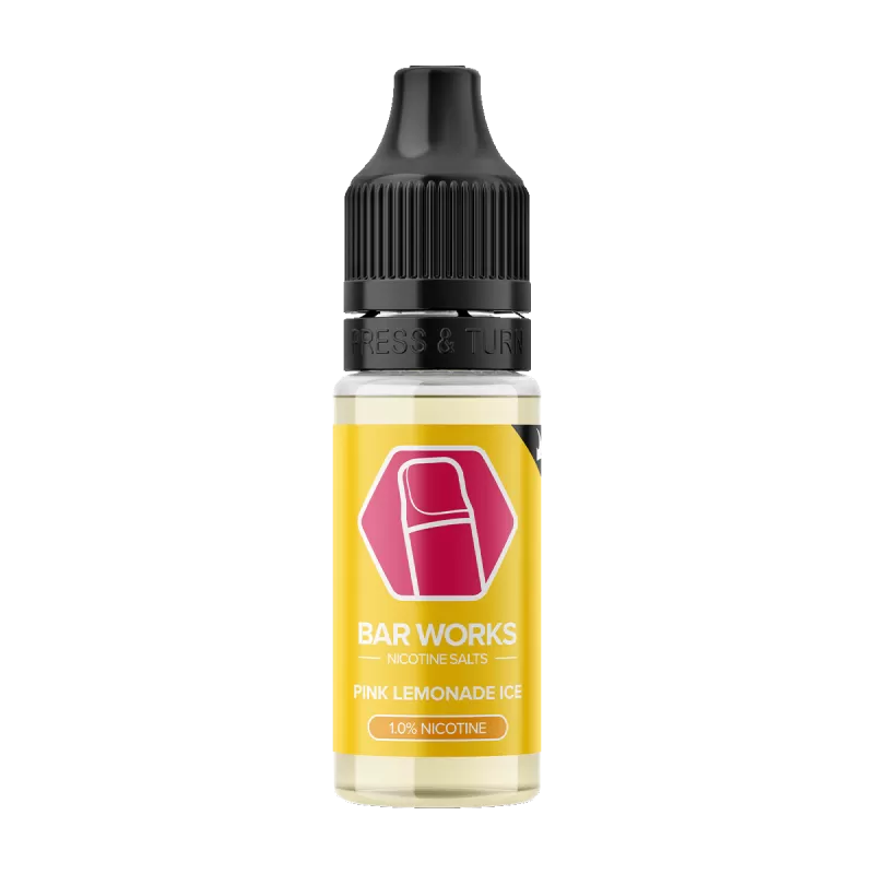 Pink Lemonade Ice Nic Salt by Bar Works - 10ml - Vape Product, Vape Product (DE3F8E) - Image 2