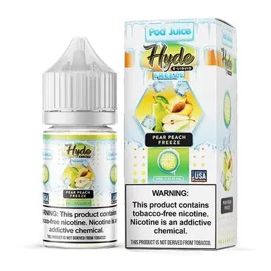 Peach Pear Freeze by Pod Juice – Hyde TFN Salt 30mL - Strength#35mg>55mg