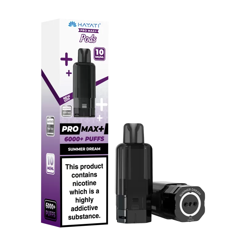 Summer Dream Hayati Pro Max+ Refill Pack - 10mg - Vape Product - Image 2