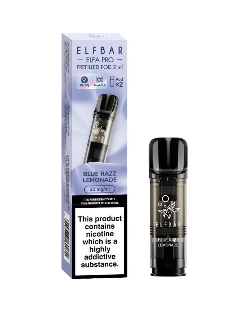 Blue Razz Lemonade Elf Bar Elfa Pro Pods (x2) - Image 2