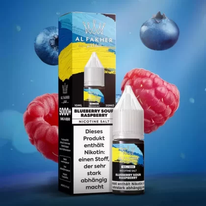 Al Fakher Liquid – Blueberry Sour Raspberry - Vapebazar
