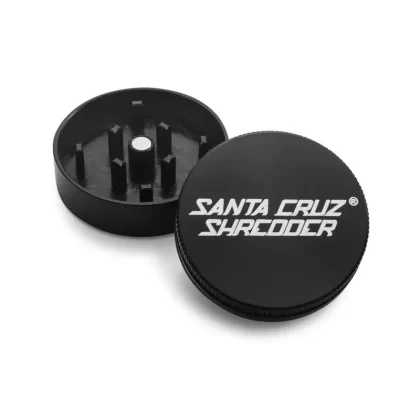 Santa Cruz Shredder 2 Piece Grinder – Choose Small, Medium or Large - Size#Small>Medium>LargeBlack>Blue>Green>Grey>Purple>Silver