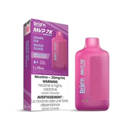 Drip’n MVP 7K Grape Iced Disposable Vape