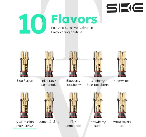 SKE CRYSTAL PLUS PRE-FILLED PODS (PACK OF 2)