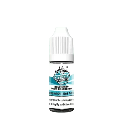 Higo crystal Blueberry Sour Raspberry Nic Salt Vape Juice - Strength 20mg