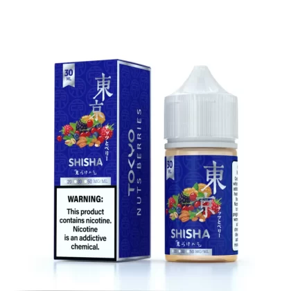 Tokyo Silver Shisha Series – Nuts Berries 30 ml (20/30/50mg) - Vape Product, Vape Product