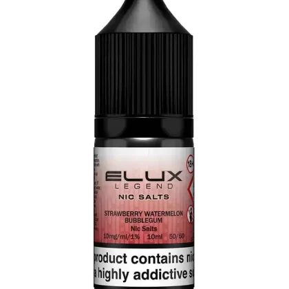 Elux Legend Strawberry Watermelon Bubblegum Nic Salt Vape Juice - 10mg