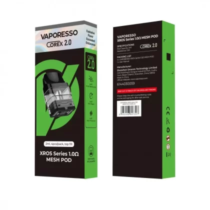 Vaporesso XROS Corex 2.0 Mesh Pods 4pk - 0.6ohm (2ml) COREX 2.0