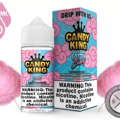 Cotton Candy by Candy King 100ml - Vape Product, Vape Product