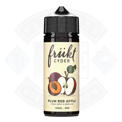 Frukt Cyder E-Liquid – Plum Red Apple 0mg 100ml Shortfill - Ecigdepot