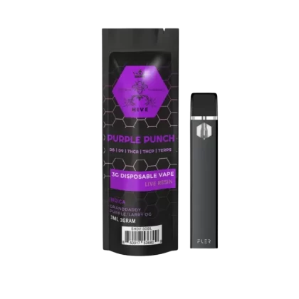 Stirling CBD – Purple Punch Strain Vape Pen 3G - Ejuicewarehouse