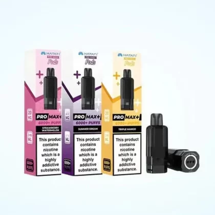 Hayati Pro Max Plus 6000 Puffs Prefilled Pods I Box Of 5