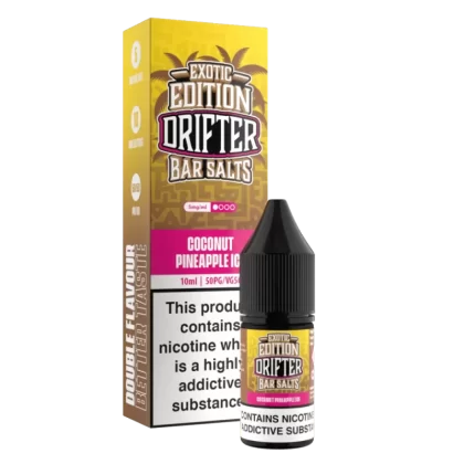 Drifter Bar Salts Exotic Edition Coconut Pineapple Ice Nic Salt