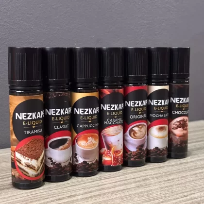 Nezkape 65ml 60/40 Pod Friendly w/ real coffee beans - Cappuccino / 36mg