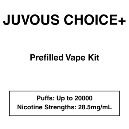 Juvous – Choice – Rechargeable Disposable Vape – 26000 Puffs - Vape Product, Vape Product