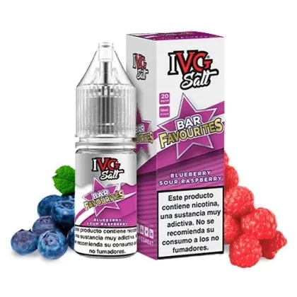 Blueberry Sour Raspberry Vape Juice – Nic Salt 10ml | IVG Bar Favourites