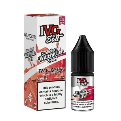 Strawberry Watermelon Chew 10ml Nic Salt E-Liquid by IVG