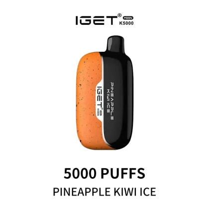 IGET Moon K5000 Puffs – Pineapple Kiwi Ice - Ozvapeone (253F9B)